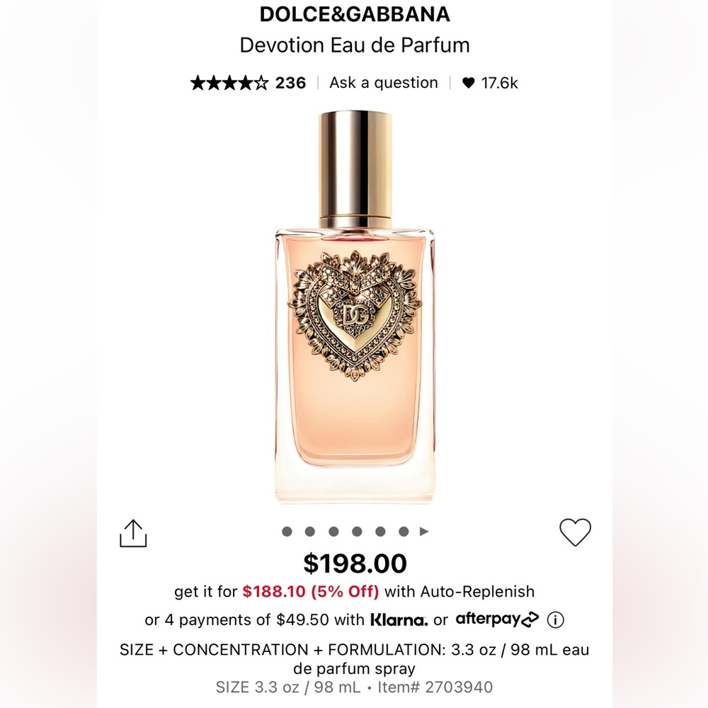 🌸DOLCE & GABBANA Devotion EDP Vial Spray Sample 1.5 mL x 2 - Picture 2 of 7